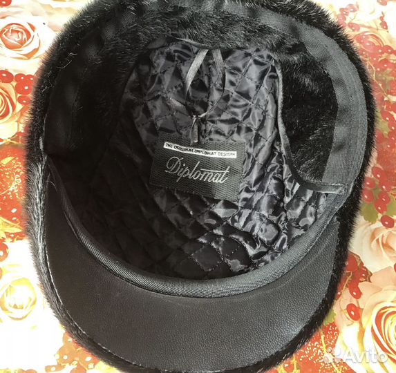 Шапка мужская из натурального меха(нерпа)