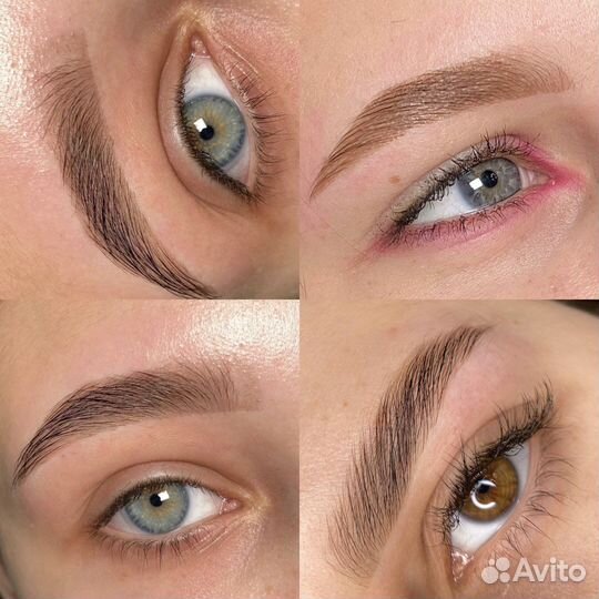 Окрашивание и ламинирование бровей