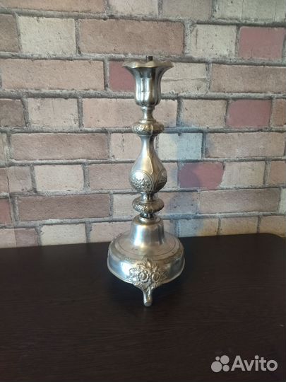 Подсвечник Фраже, серебро, 19 век