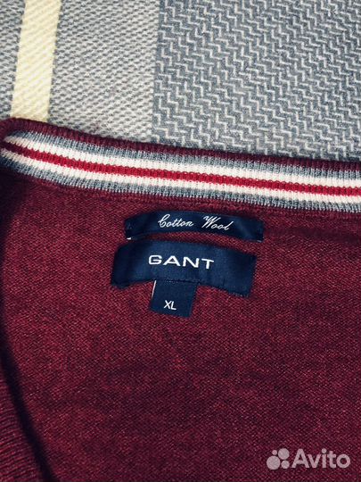 Gant джемпер XL/шерсть-хлопок