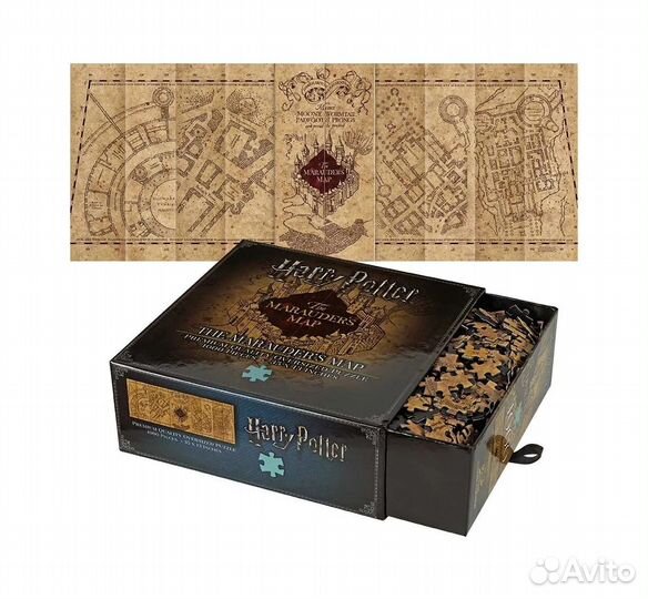 Пазл Гарри Поттер Карта Мародеров, 1000 элементов