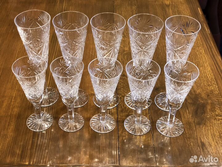 Набор хрустальных фужеров