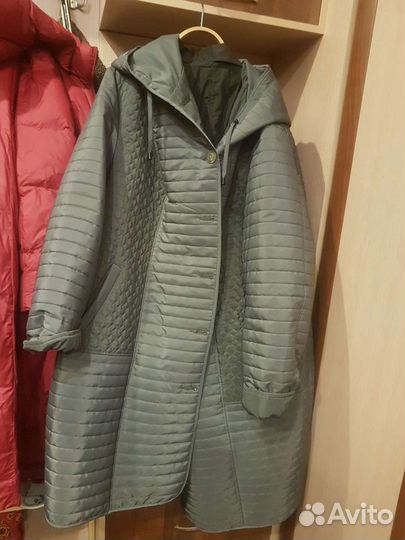 Пальто женское демисезонное большой размер(68-72)