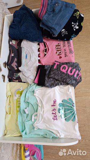 Пакет вещей для девочки 122-128 6-8 лет