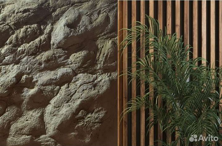 Имитация скалы в интерьере