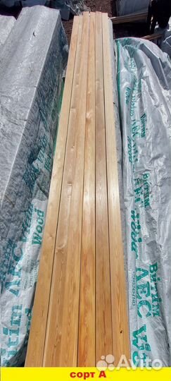 Пол из палубной доски лиственница