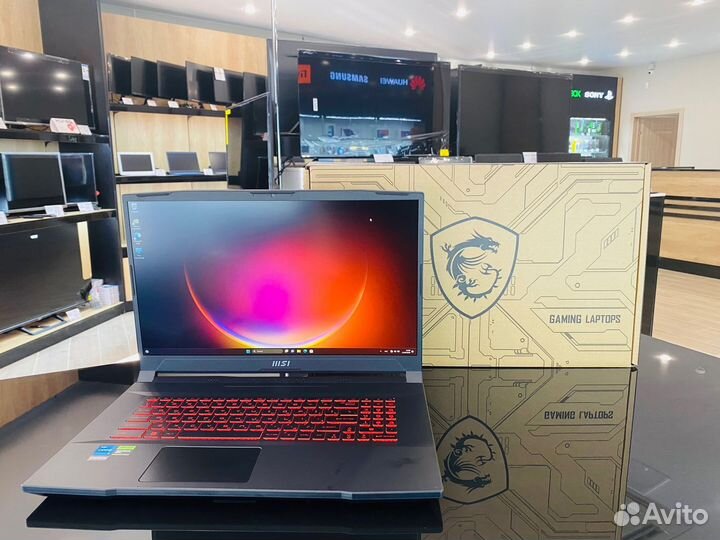 Игровой MSI 17.3/i5 11/RTX 2050 4Gb/8Gb/SSD 256Gb