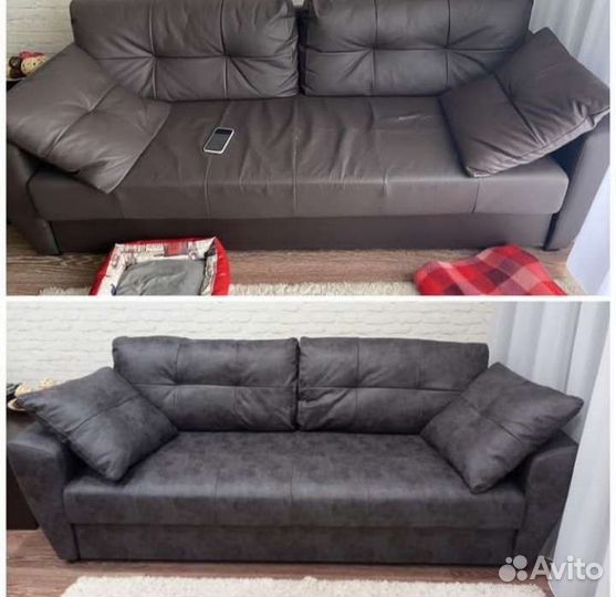 Перетяжка мягкой мебели