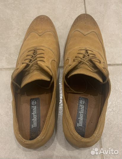 Туфли(ботинки) Timberland, размер 8w(42), кожа