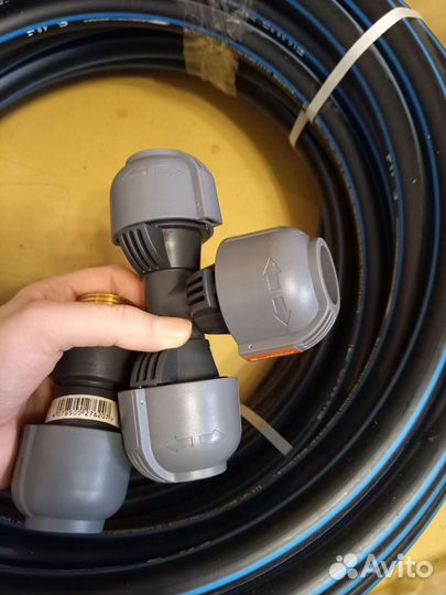 Новые поливочная система, пленка парник