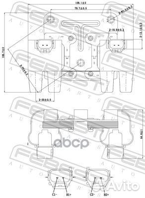 Катушка зажигания 10640-003 Febest