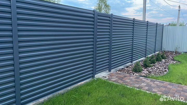 Заборы ворота под ключ