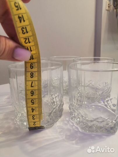 Кружки стекло, стаканы, рюмки