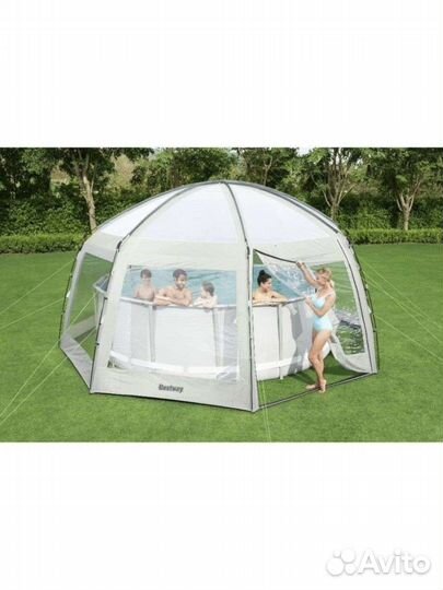 Купал шатёр для бассейна