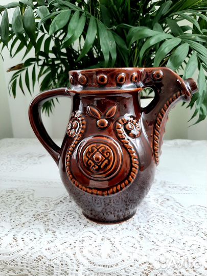 Кувшин Конфетница Ваза Обливная керамика СССР