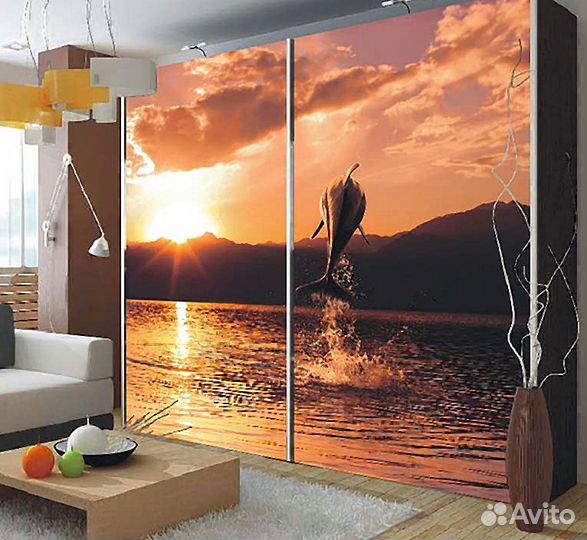 Фотопечать на шкаф купе