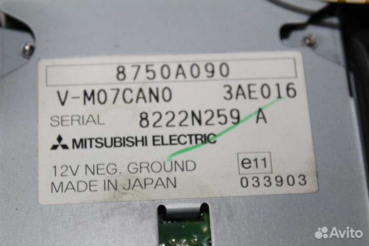 АВТОМАГНИТОЛА honda CR-V RE3 RE4 RE5 RE7 дисплей K