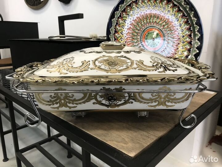 Мармитница для подогрева пищи из керамики