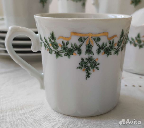 Винтажный фарфоровый сервиз Бавария клеймо