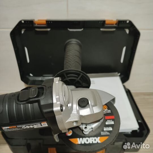 Болгарка бесщёточная worx 115 мм 20В 4ач 1 WX813