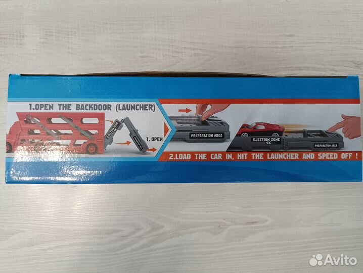 Автовоз с машинами и катапультой