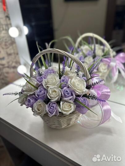 Мыльные букеты