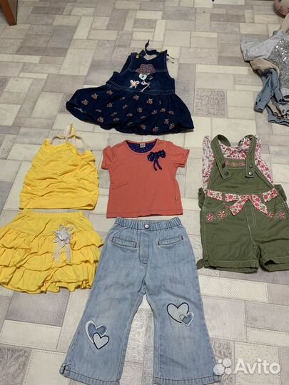 Пакет одежды на девочку 104 110