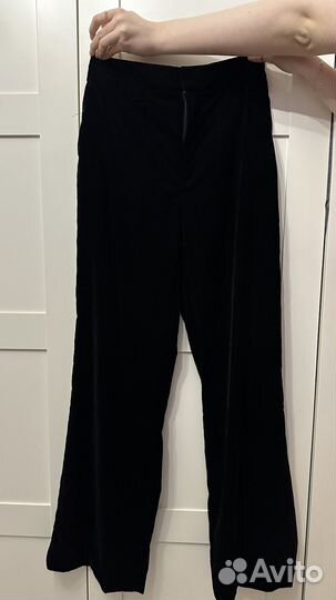 Бархатные брюки zara