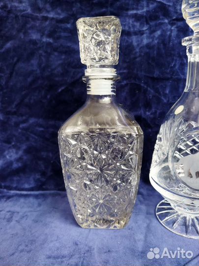 Графин хрустальный СССР хрусталь, для водки
