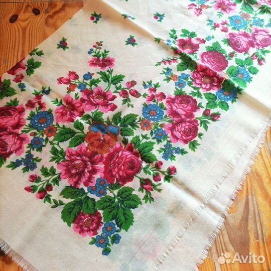 Павловопосадский платок Ппф 27 старинный