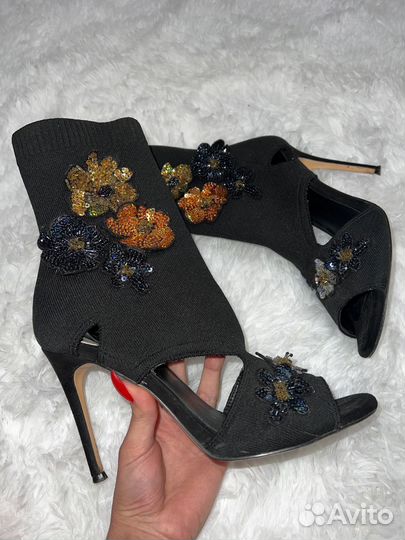 Ботильоны zara 39 40