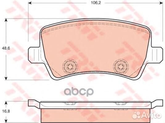 Колодки тормозные дисковые задн ford: galaxy 1