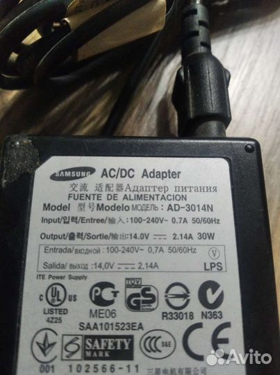 Блок питания samsung