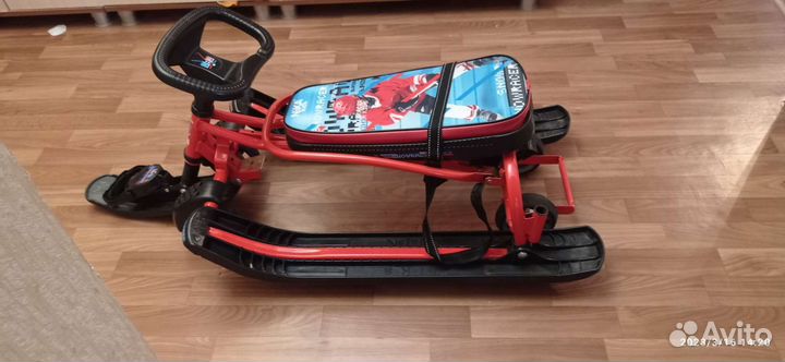 Детские санки на колесах