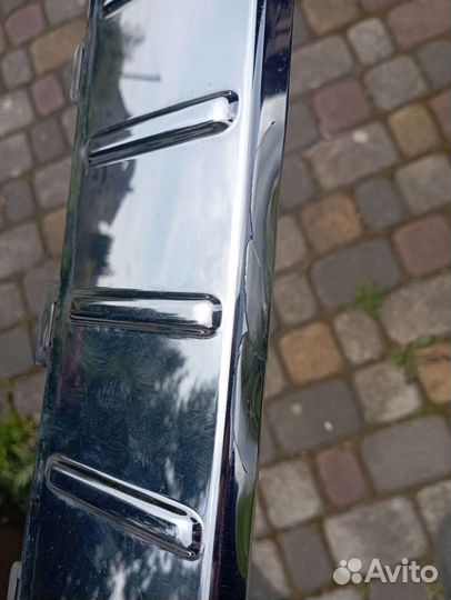 VW Tuareg 7P Хром заднего бампера оригинал