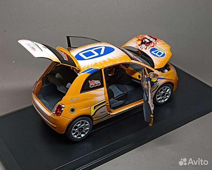 Fiat 500 Wroom 1:18 Norev