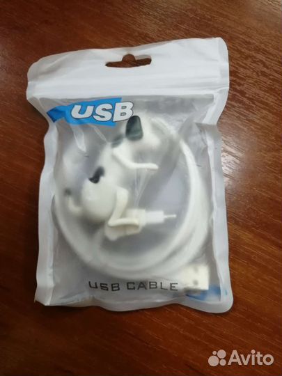 Телефонный кабель micro USB, Весёлая собака