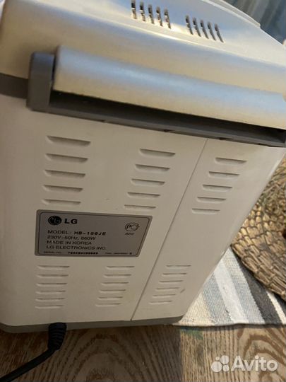 Хлебопечка lg