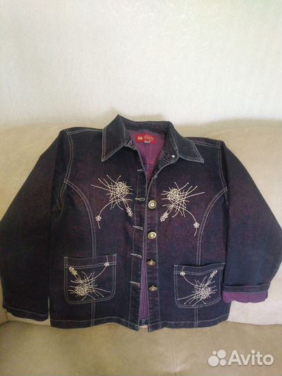 Джинсовая куртка женская 52 54 размер
