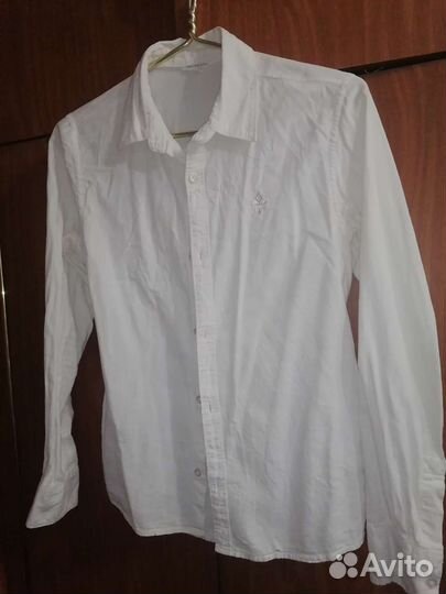 Белая рубашка на мальчика