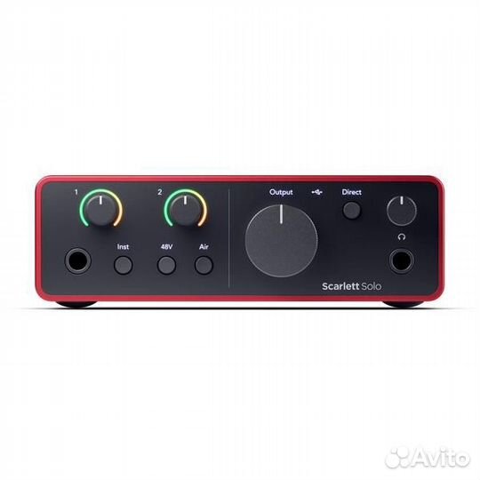 Аудиоинтерфейс Focusrite Scarlett Solo 4th Gen