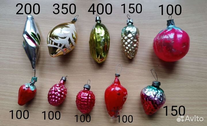 Елочные игрушки СССР