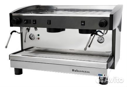 Кофемашина Robustezza ST2M 2 высокие гр., черная