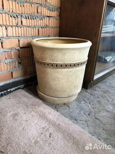 Горшки цветочные терракота и керамика