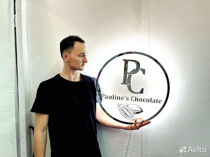 Логотипы - изготовление вывески с подсветкой