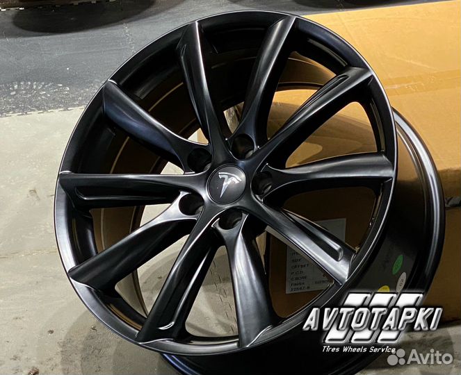 Диски Tesla turbin r19 5-114,3 black matt