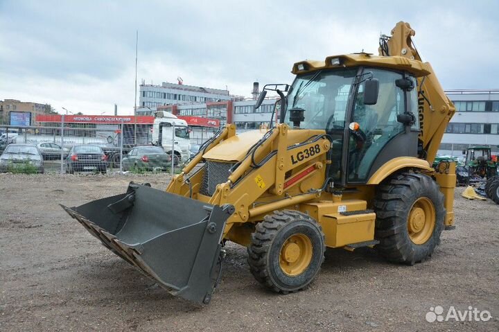 Экскаватор-погрузчик LuGong LG388, 2023