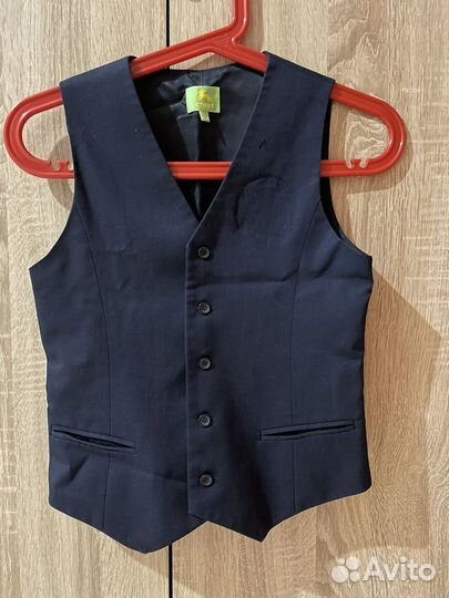 Жилетка школьная синяя