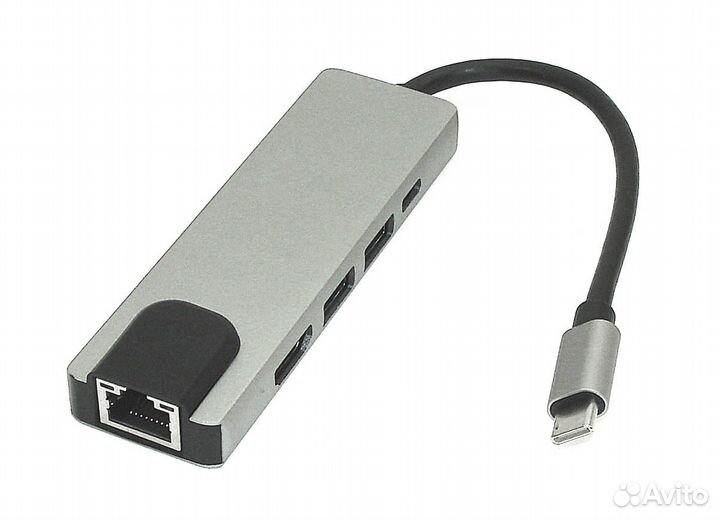 Type C на hdmi USB 3.0*2 + RJ45