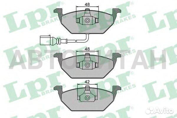 Комплект тормозных колодок 05P692